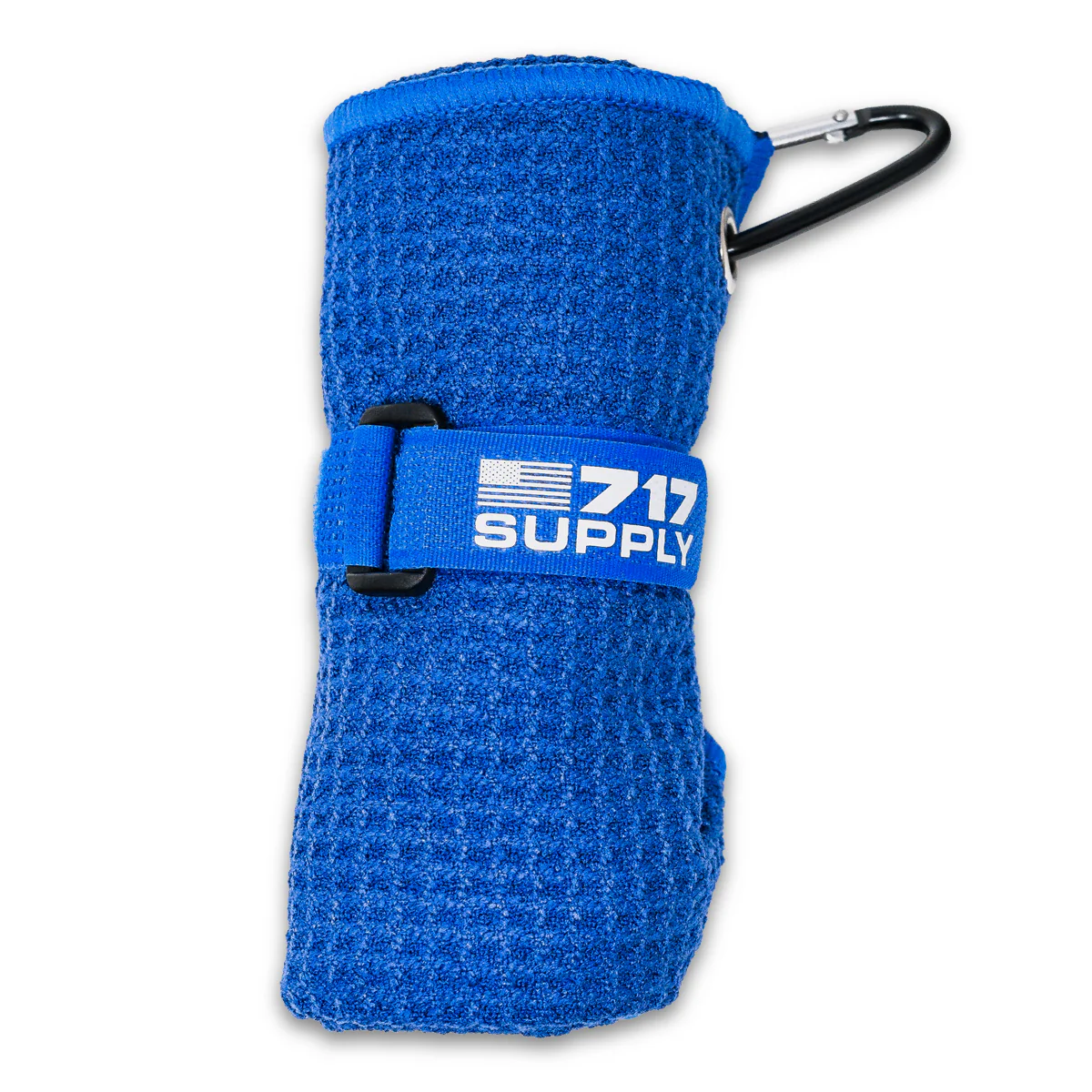 717 Blue Golf Towels With Carabiner 3pc Set - Image 2