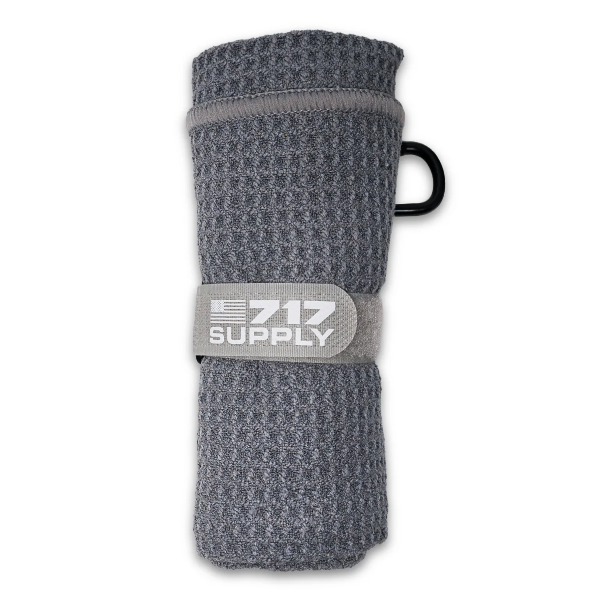 717 Grey Golf Towels With Carabiner 3pc Set - Image 2