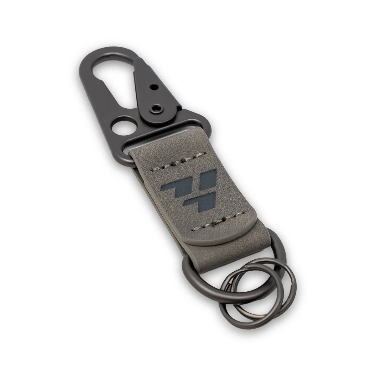 717 Grey Suede Keychain - Image 2