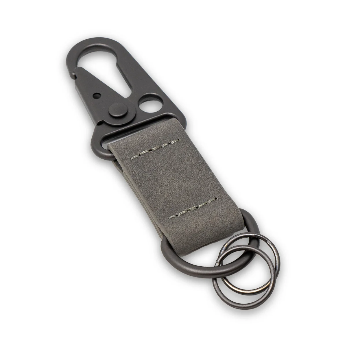 717 Grey Suede Keychain - Image 3