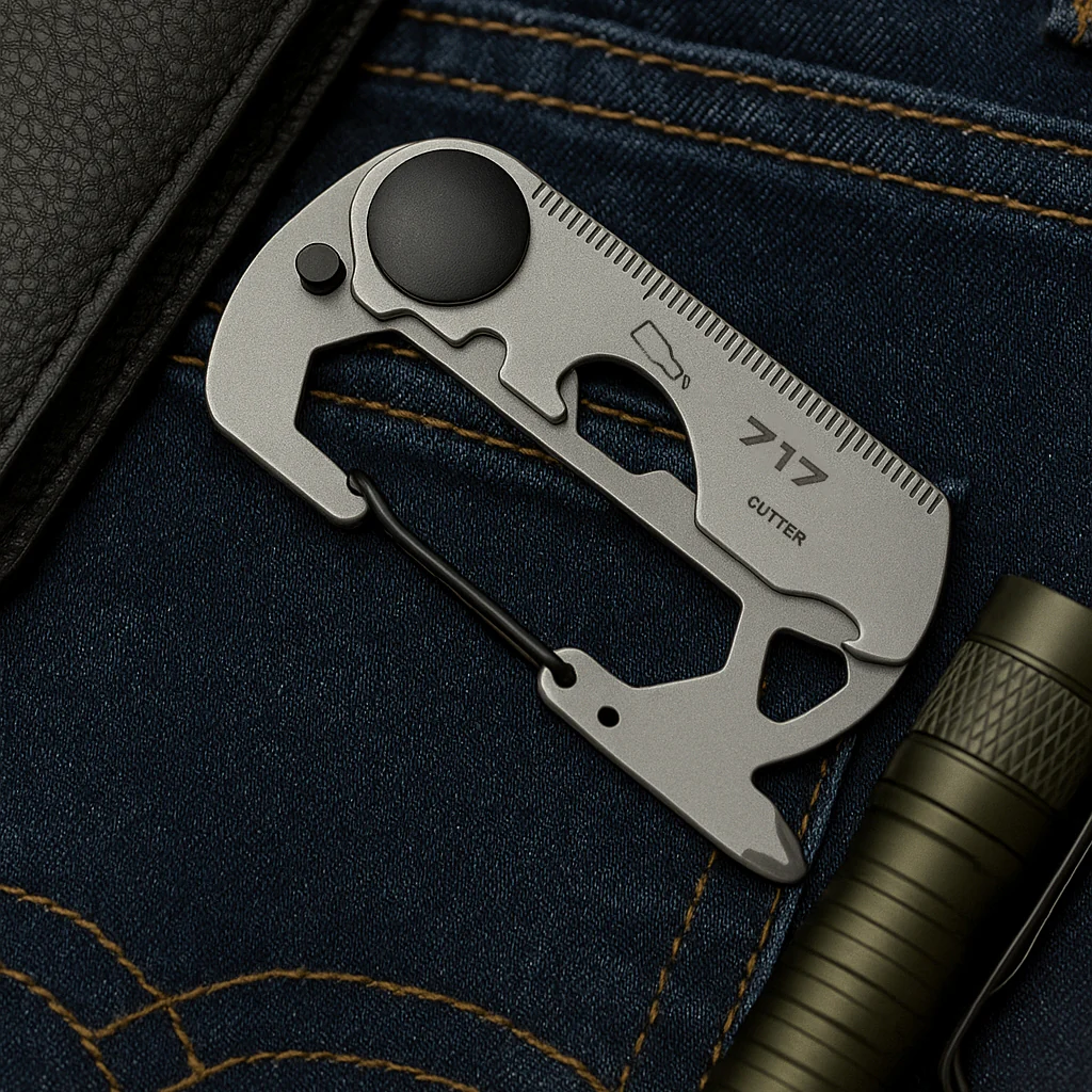 717 Carabiner Keychain Multi Tool