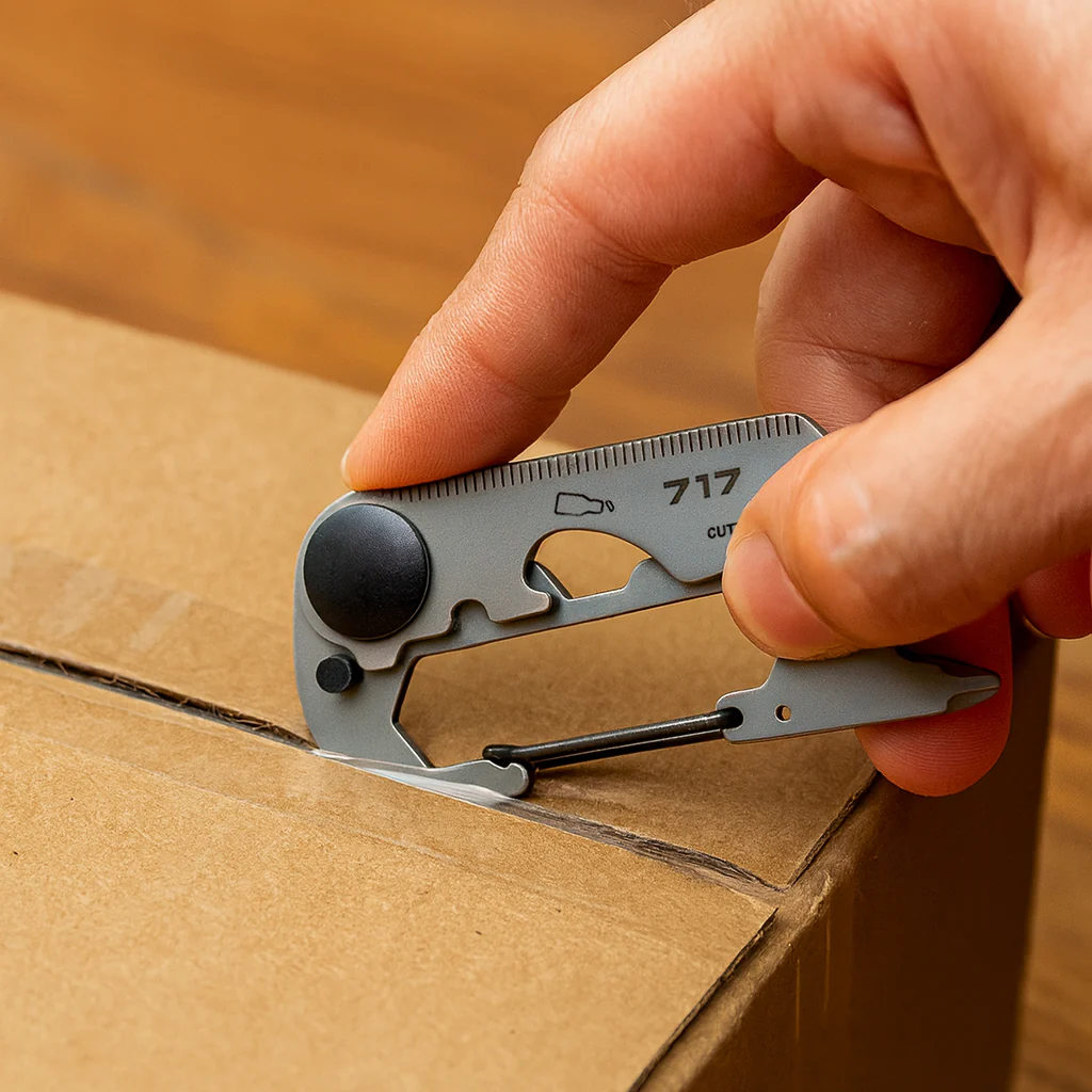 717 Carabiner Keychain Multi Tool - Image 2