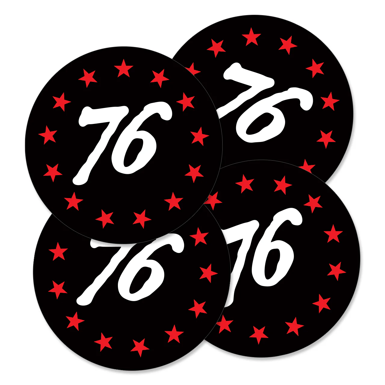 76 Sticker - Packs of 4 - Image 3