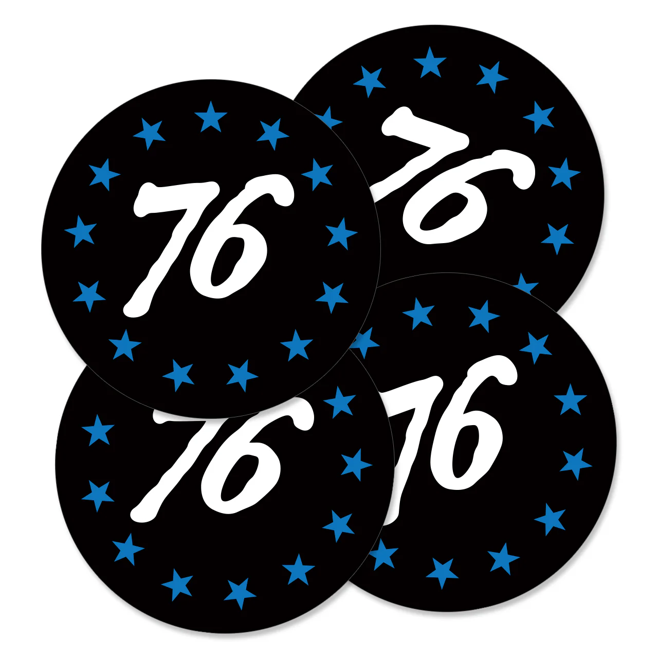 76 Sticker - Packs of 4 - Image 4