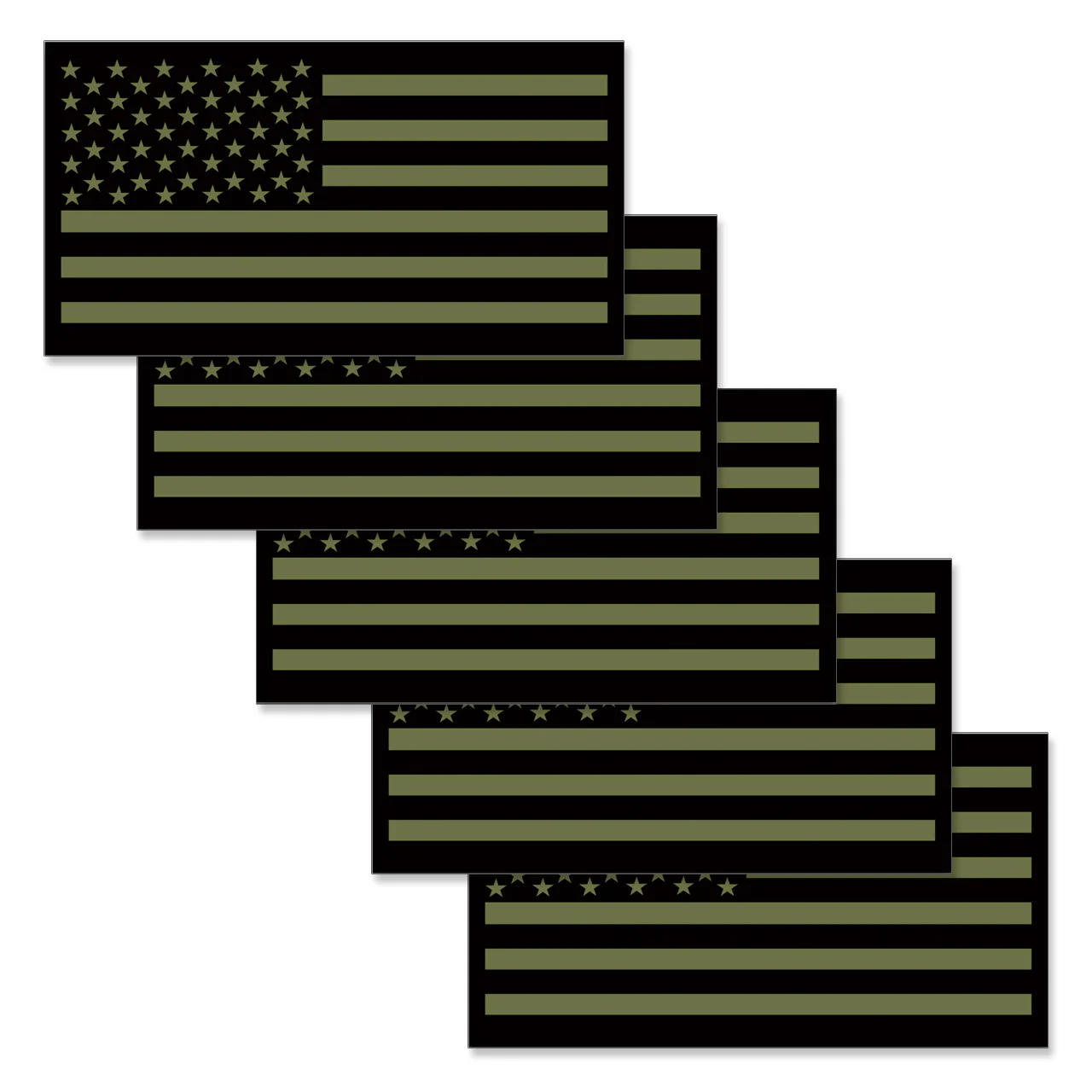 Stars & Stripes Sticker - Packs of 5