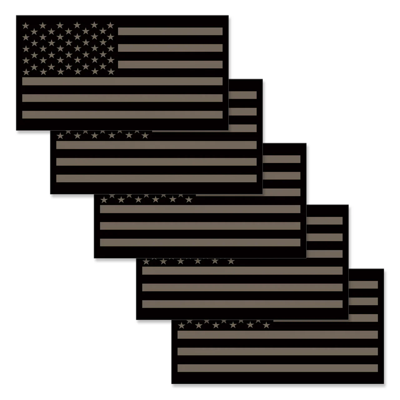 Stars & Stripes Sticker - Packs of 5 - Image 2