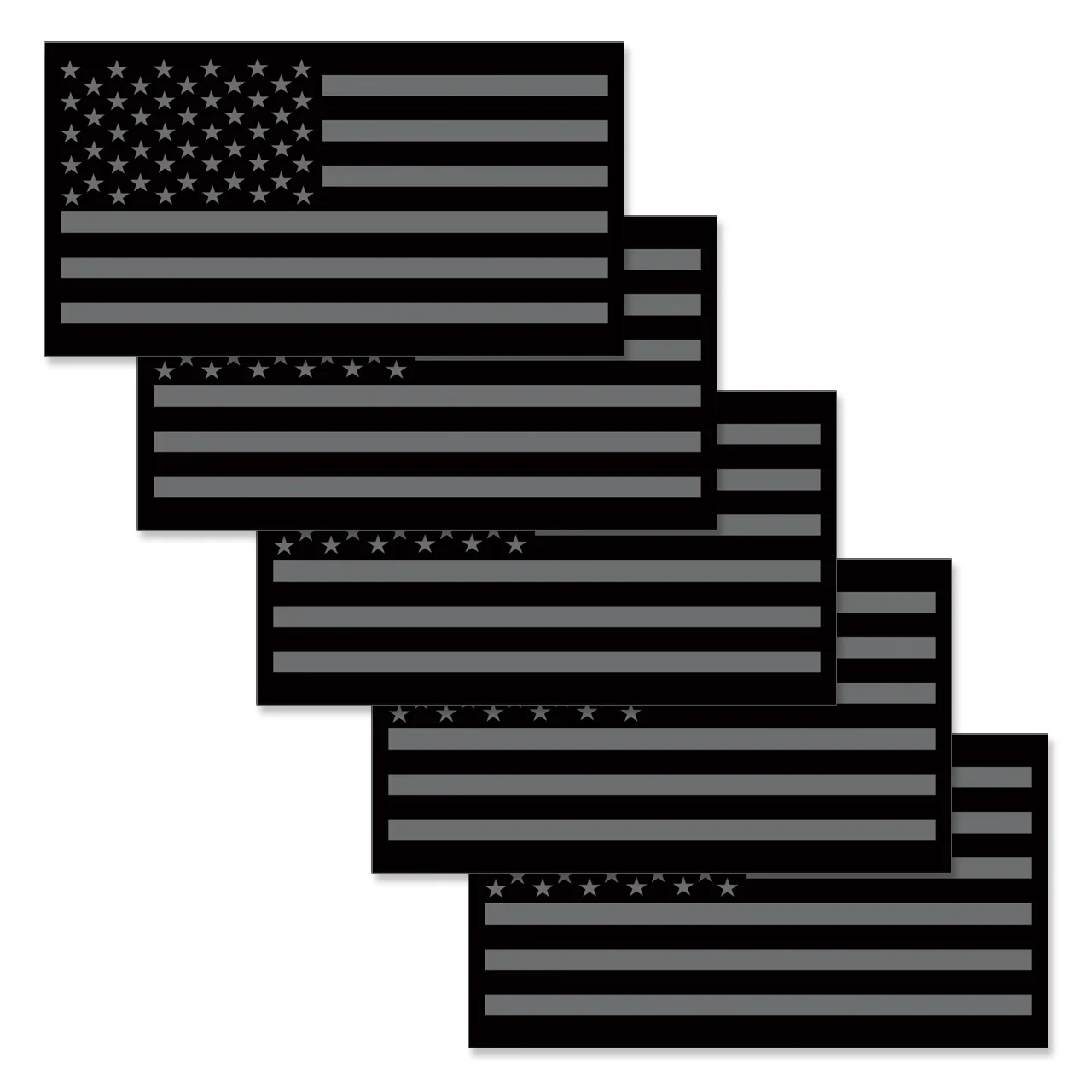 Stars & Stripes Sticker - Packs of 5 - Image 3