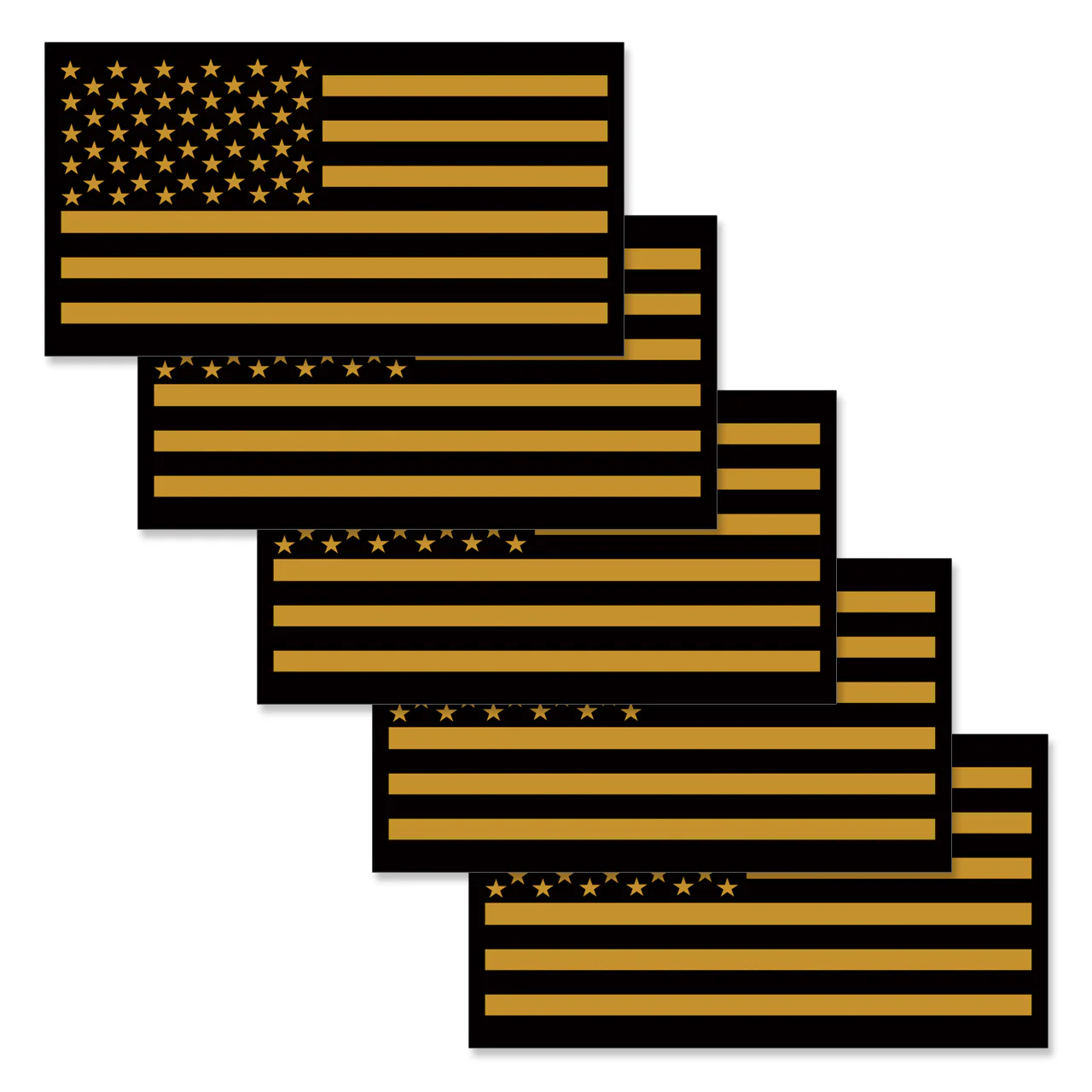 Stars & Stripes Sticker - Packs of 5 - Image 4