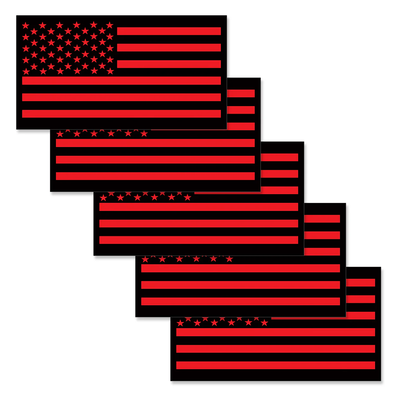 Stars & Stripes Sticker - Packs of 5 - Image 5