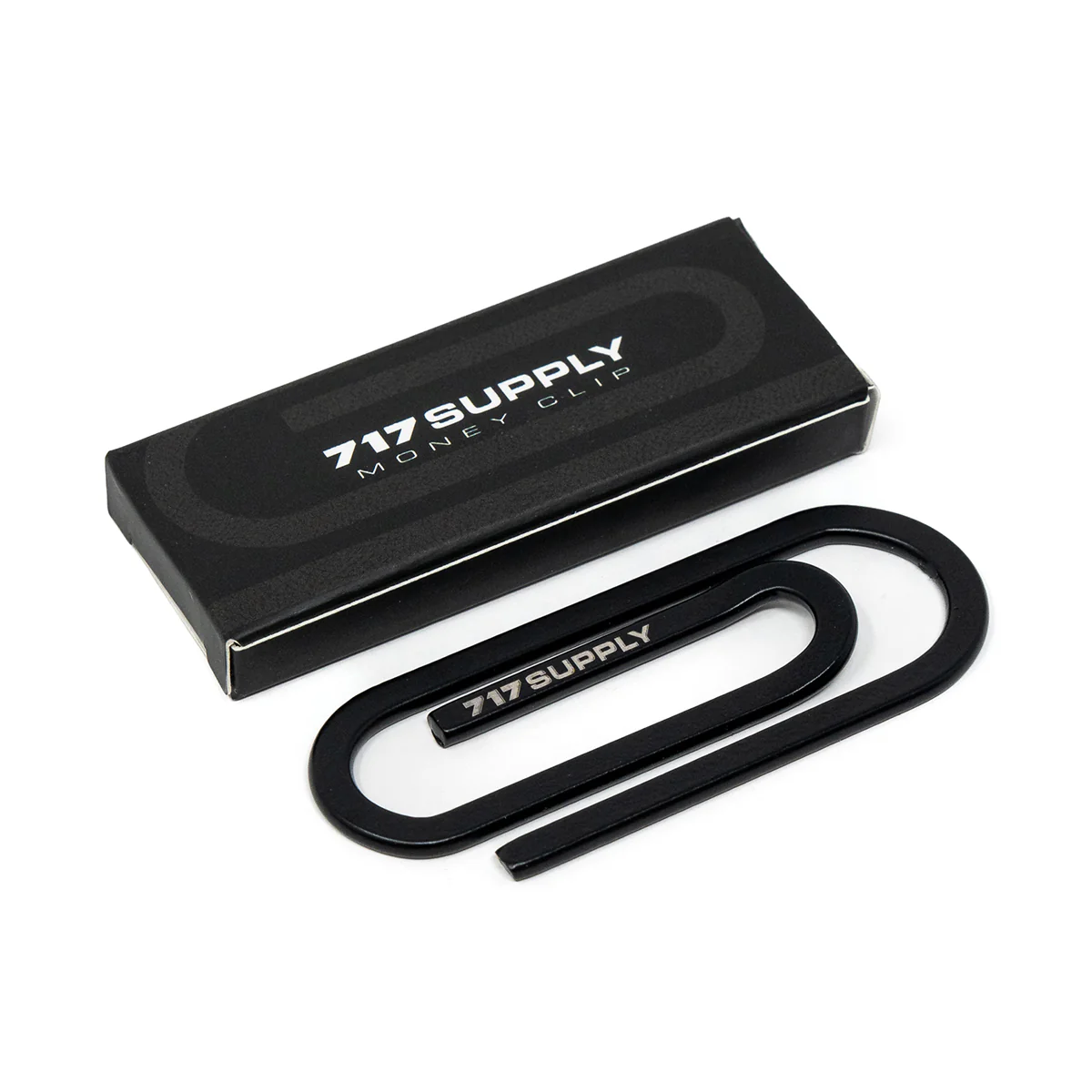 717 Supply Large Paperclip Money Clip - Black - Image 4