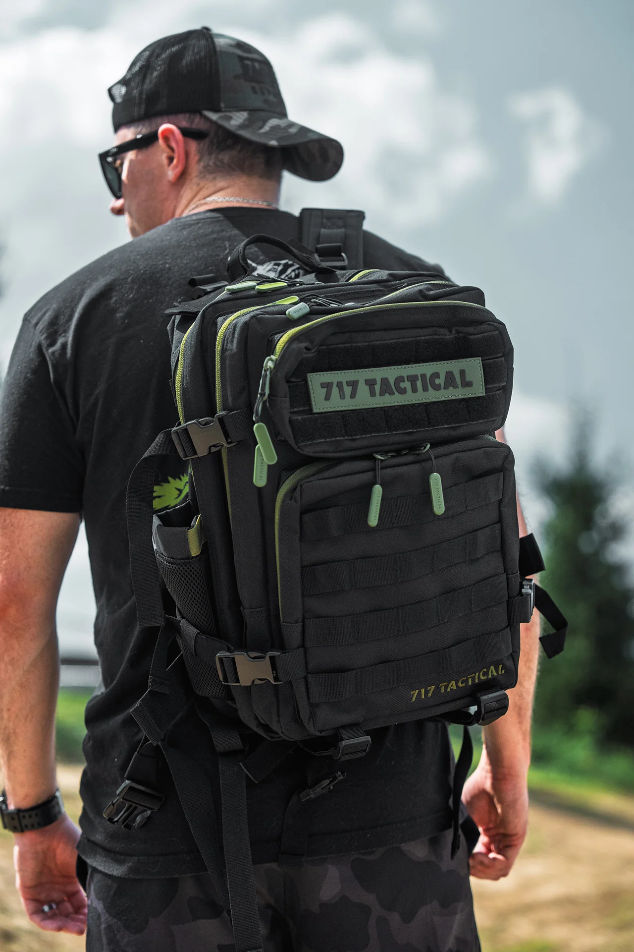 Green Line Black 717 Tactical Backpack - Image 2
