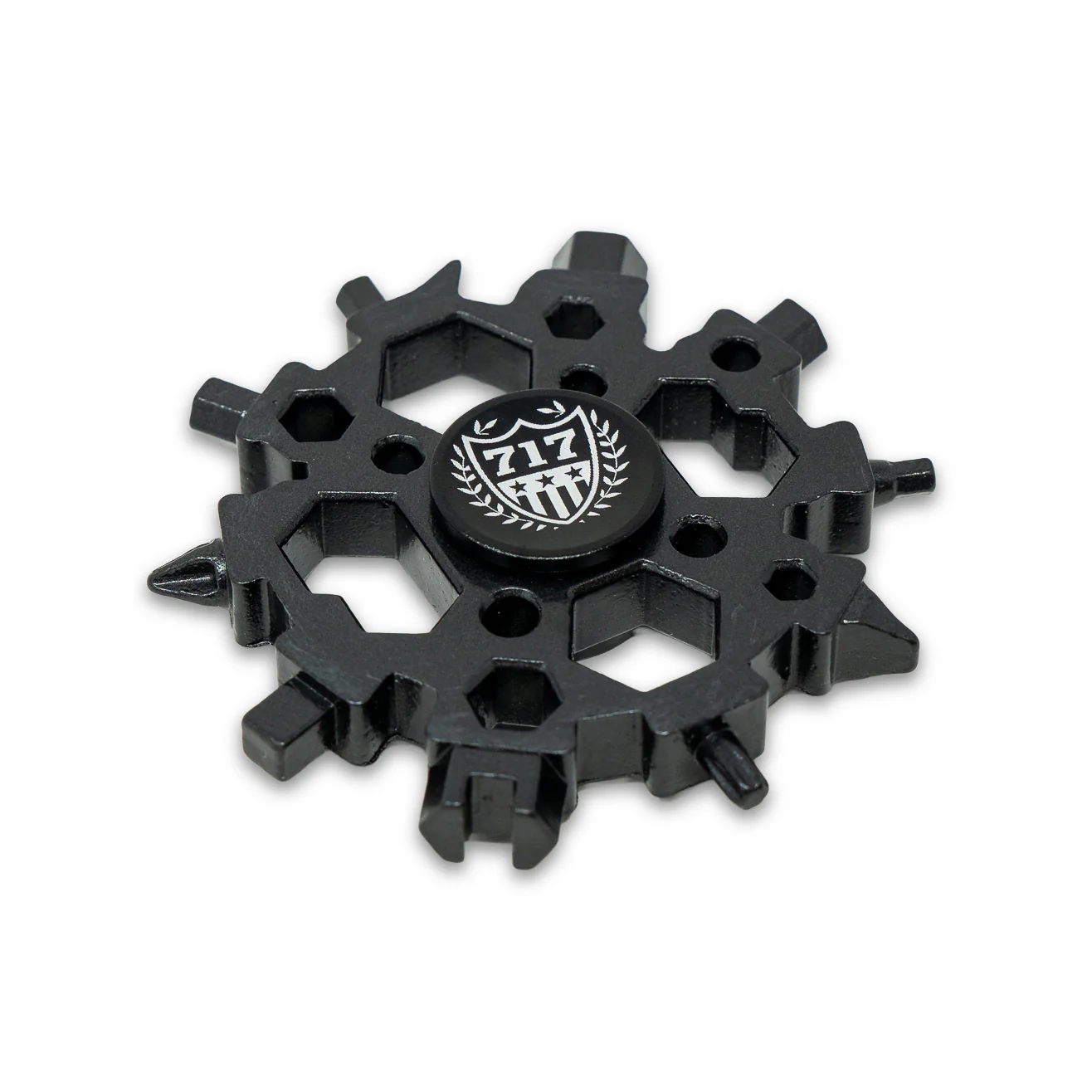 Black Multi Tool Fidget Spinner