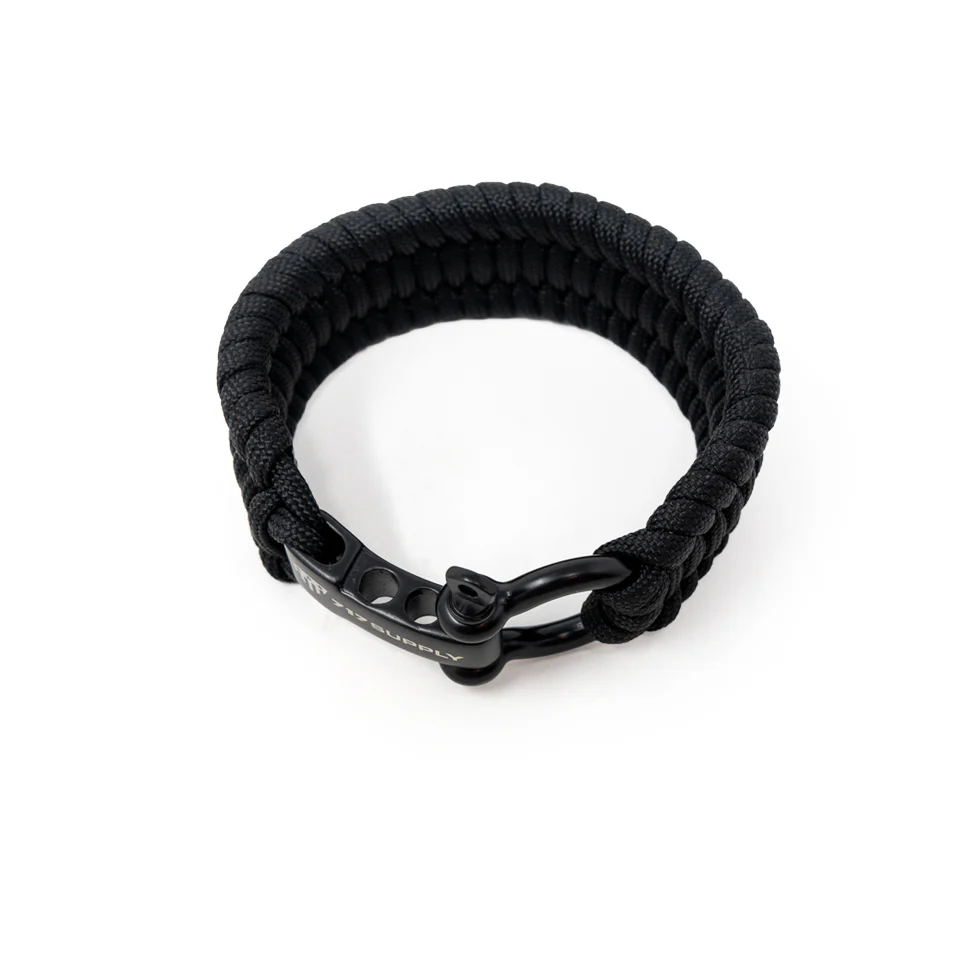 Black Paracord Bracelet - Image 4