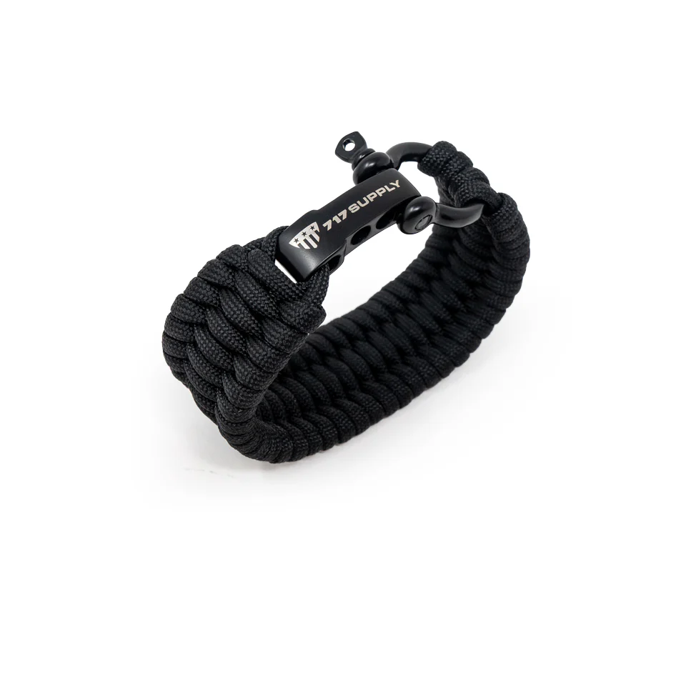 Black Paracord Bracelet - Image 5