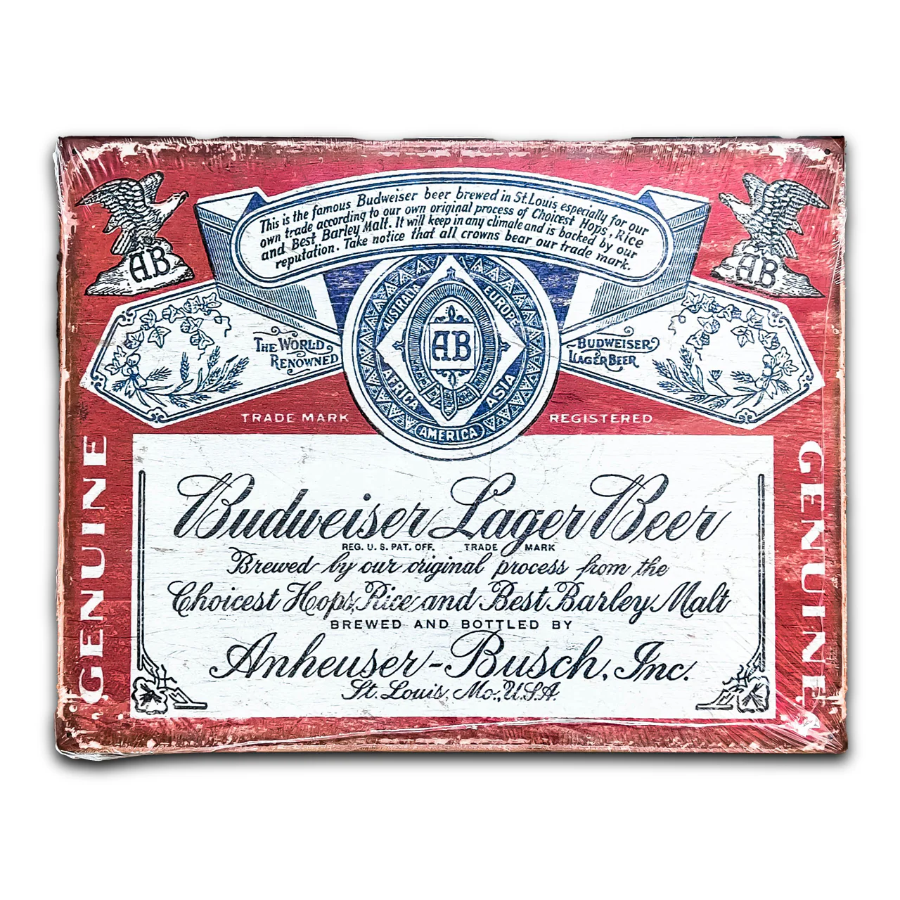 Budweiser Lager Sign