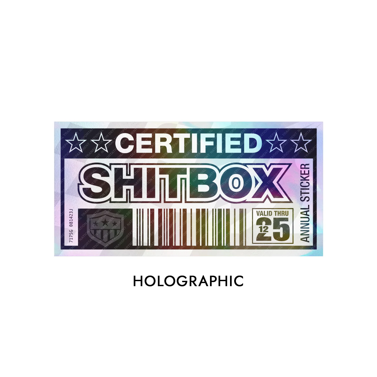 Certified S-Box Sticker - Packs of 4 - Image 3