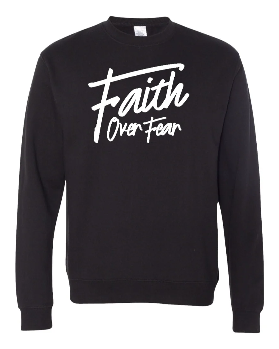 Faith Over Fear Women's Sweatshirt - Image 4