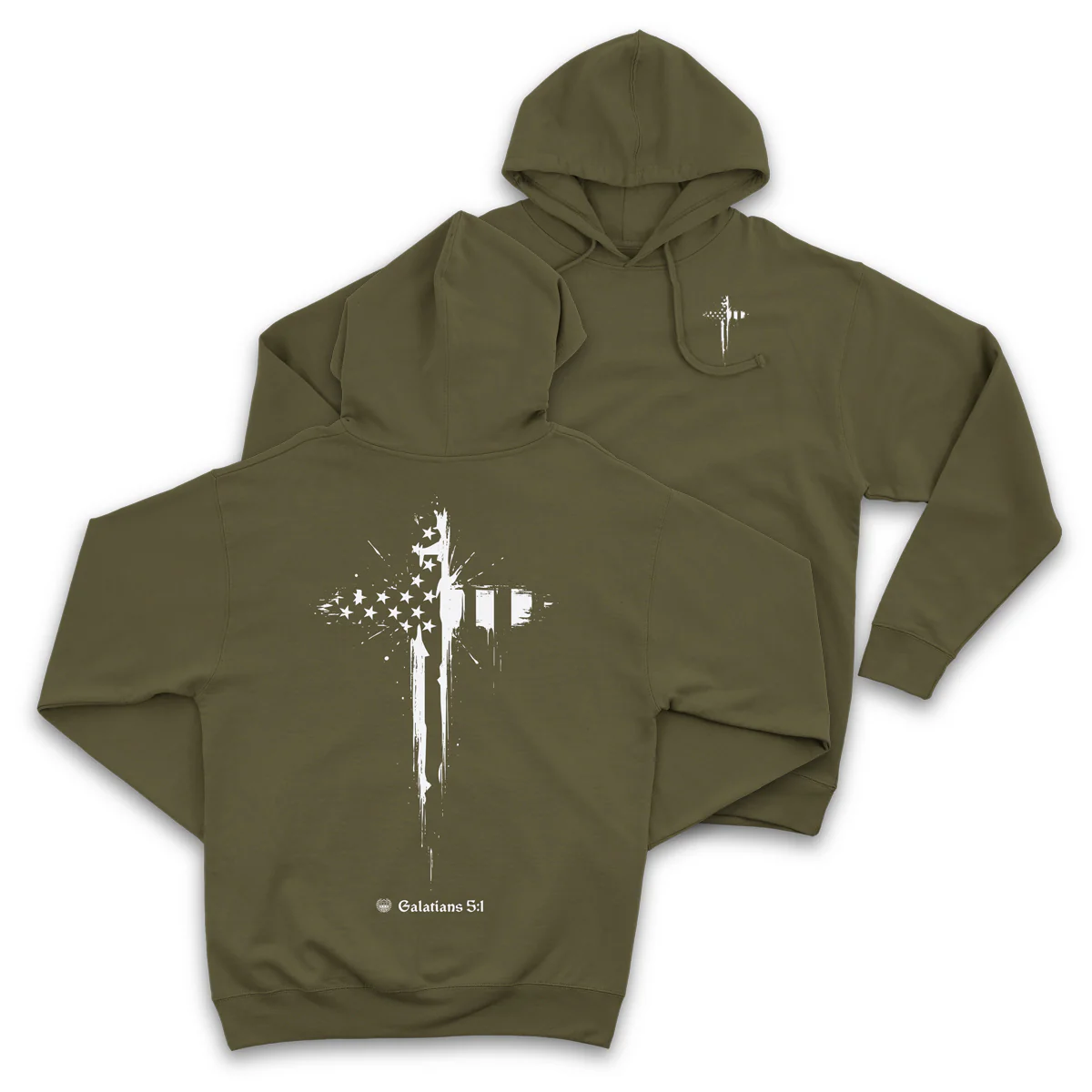 Galatians 5:1 Hoodie - Image 3