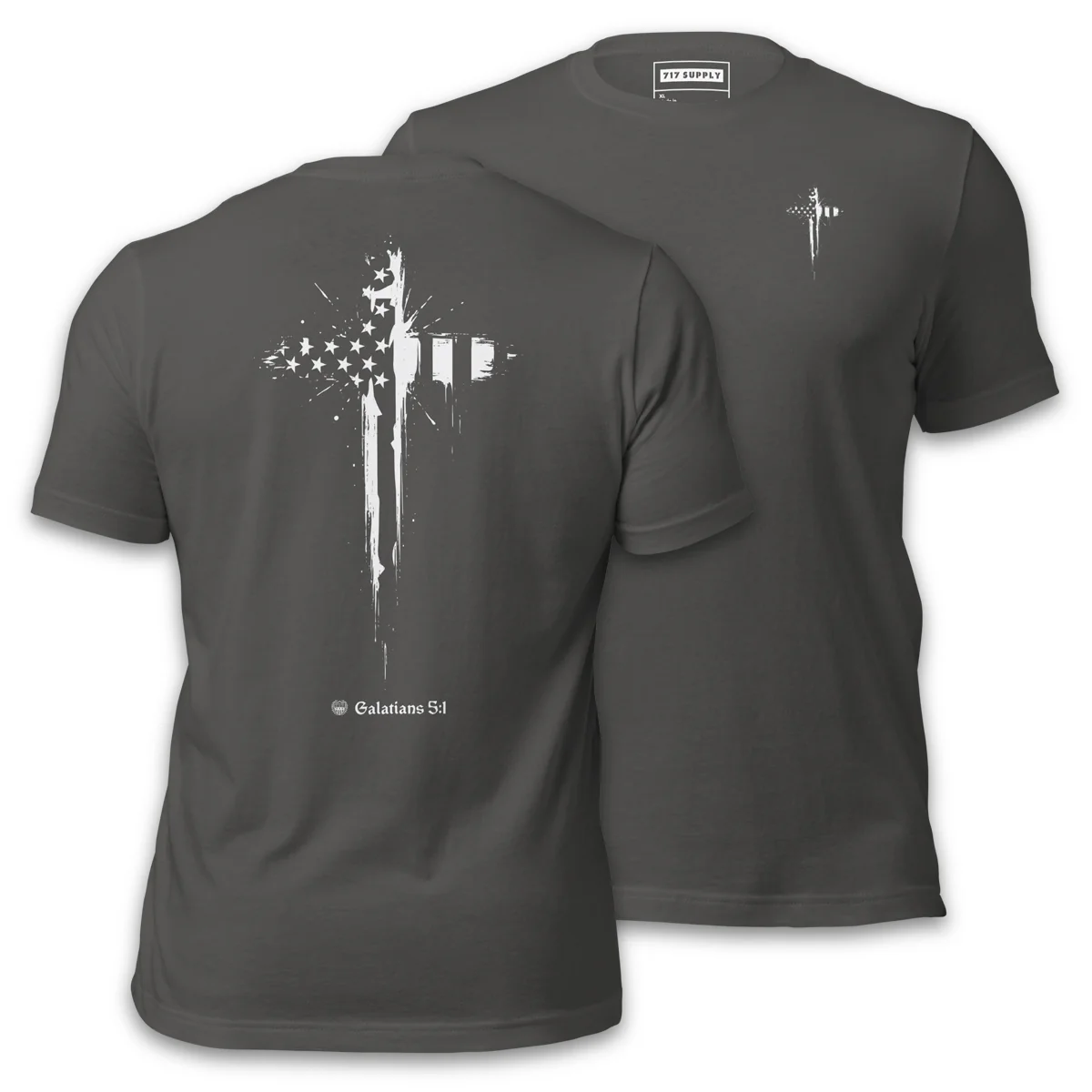 Galatians 5:1 Shirt - Image 2