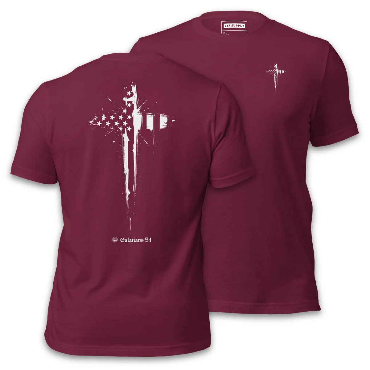 Galatians 5:1 Shirt - Image 3