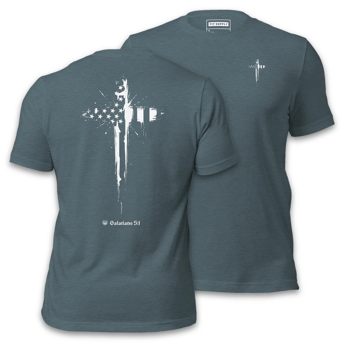 Galatians 5:1 Shirt - Image 5
