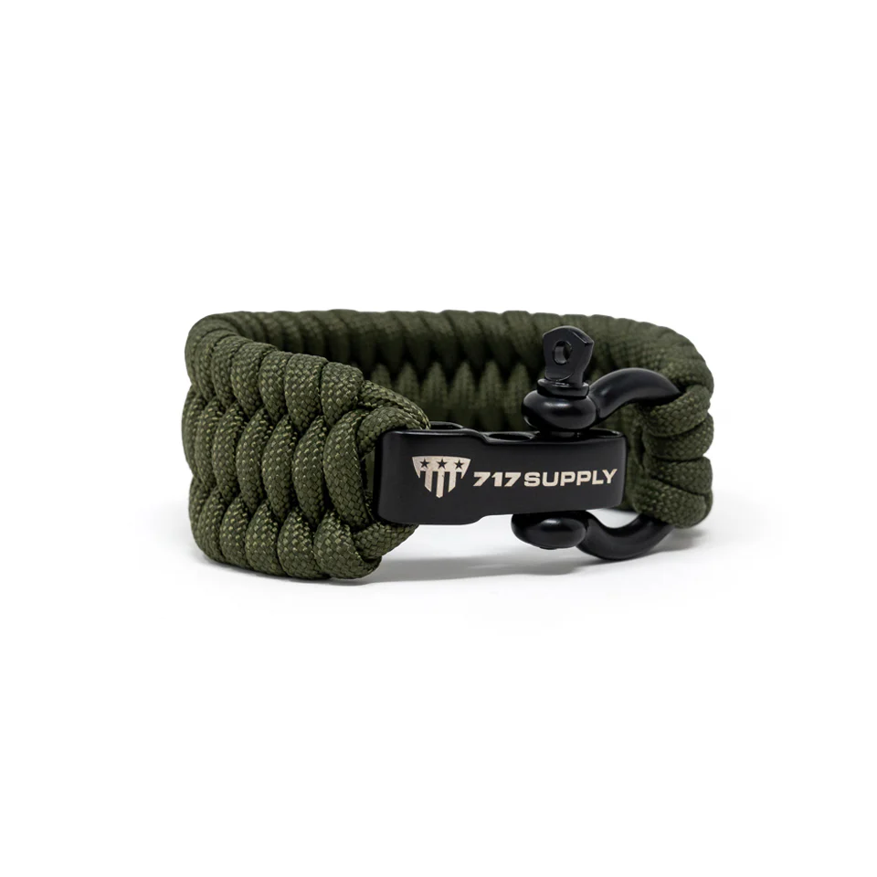Green Paracord Bracelet - Image 2