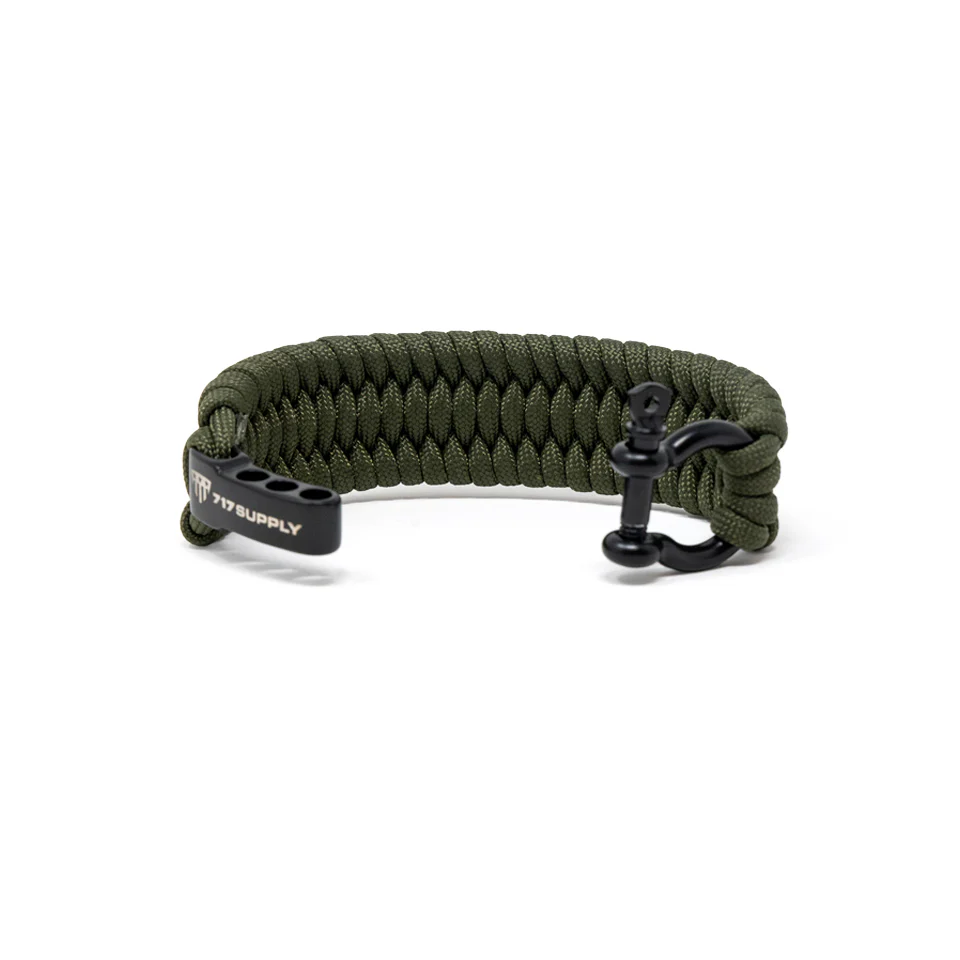 Green Paracord Bracelet - Image 3