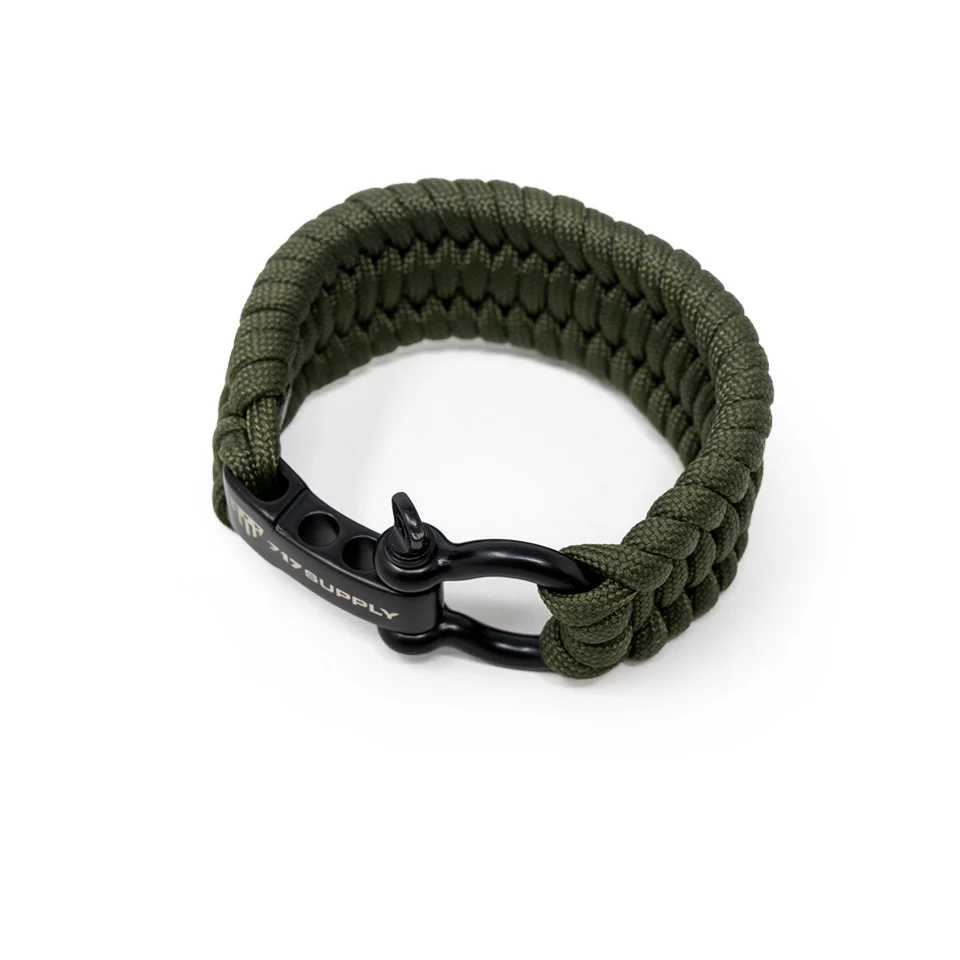 Green Paracord Bracelet - Image 4