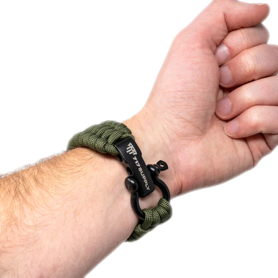 Green Paracord Bracelet - Image 7