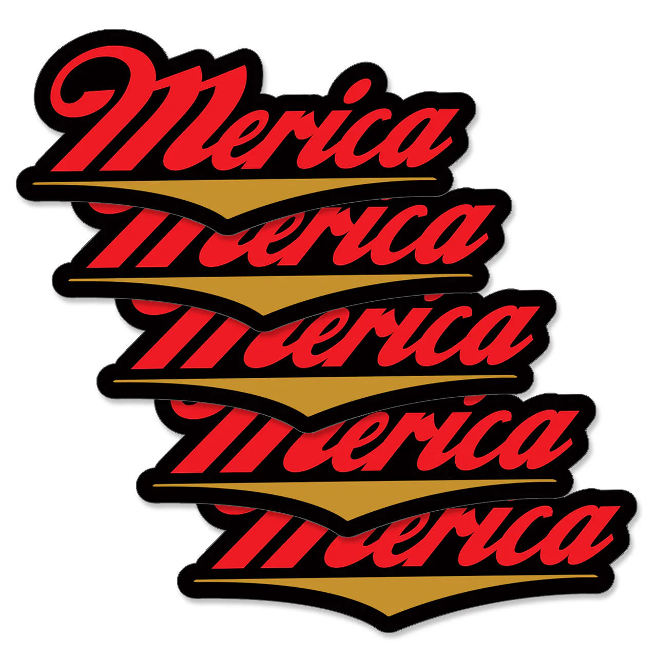 Merica Sticker - Packs of 5 - Image 2