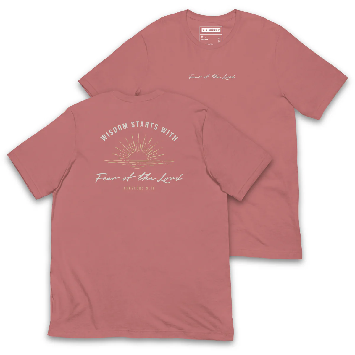 Proverbs 9:10 Shirt - Image 3