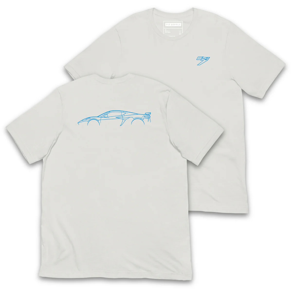 Rapid Blue C8 Shirt - Image 2