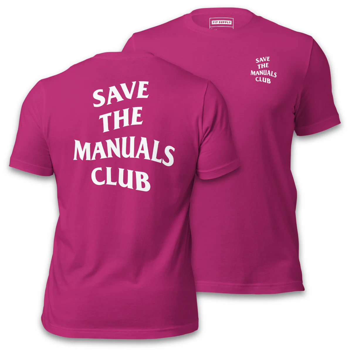 Save The Manuals Club Shirt - Image 4