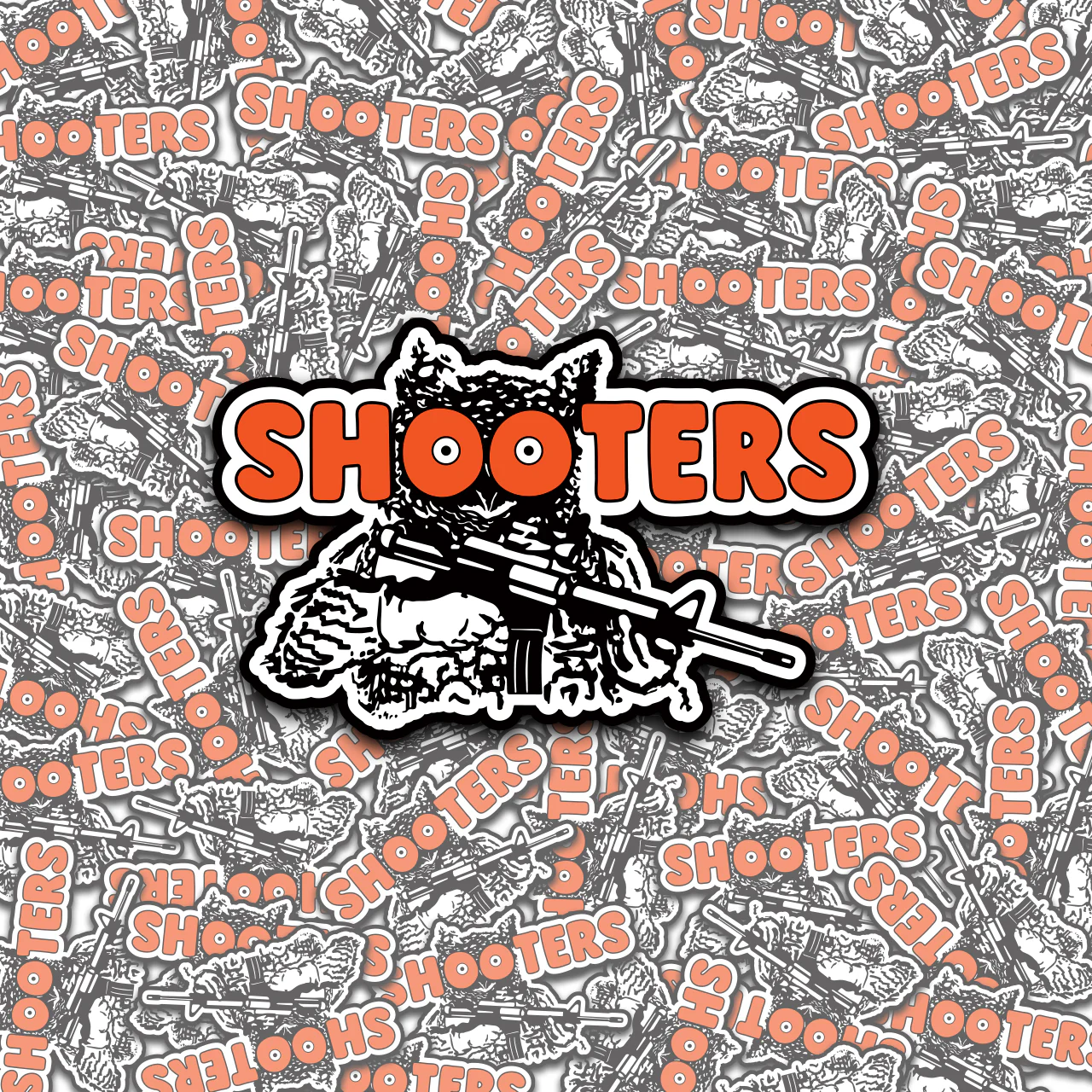 Shooters Sticker - 4 Pack - Image 2