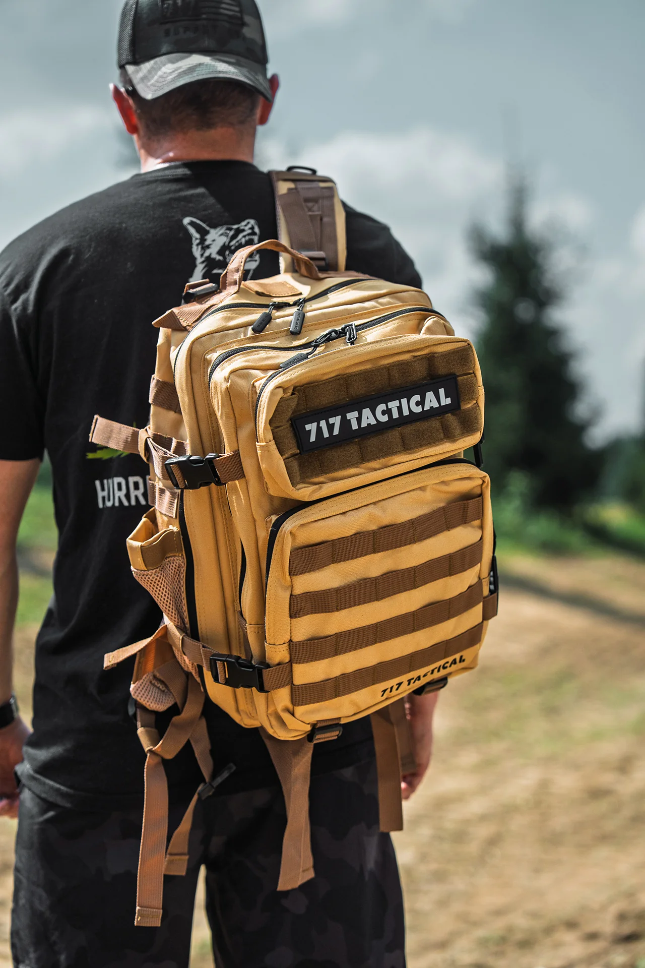 Desert Black 717 Tactical Backpack - Image 2