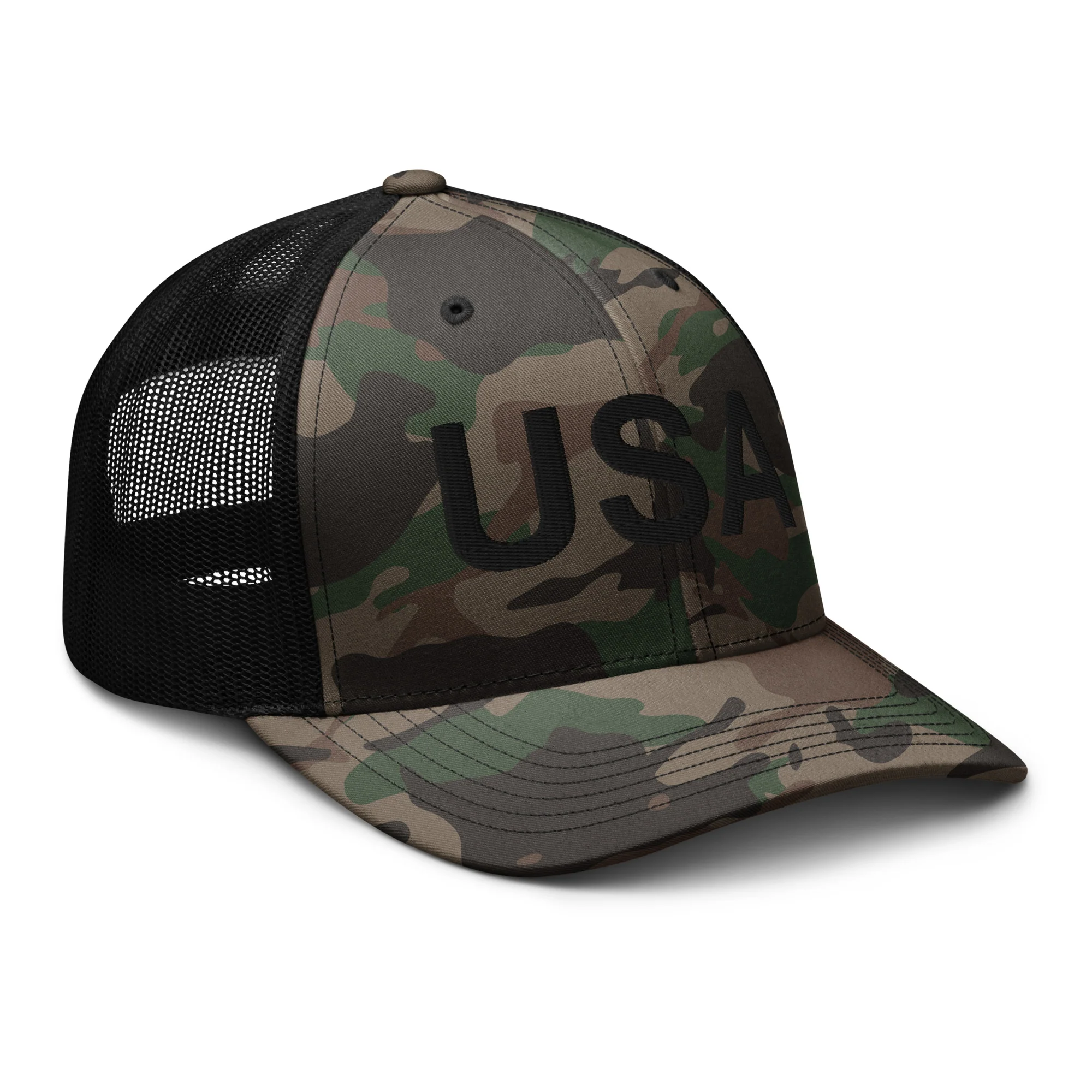 USA Camo Trucker Hat - Image 3