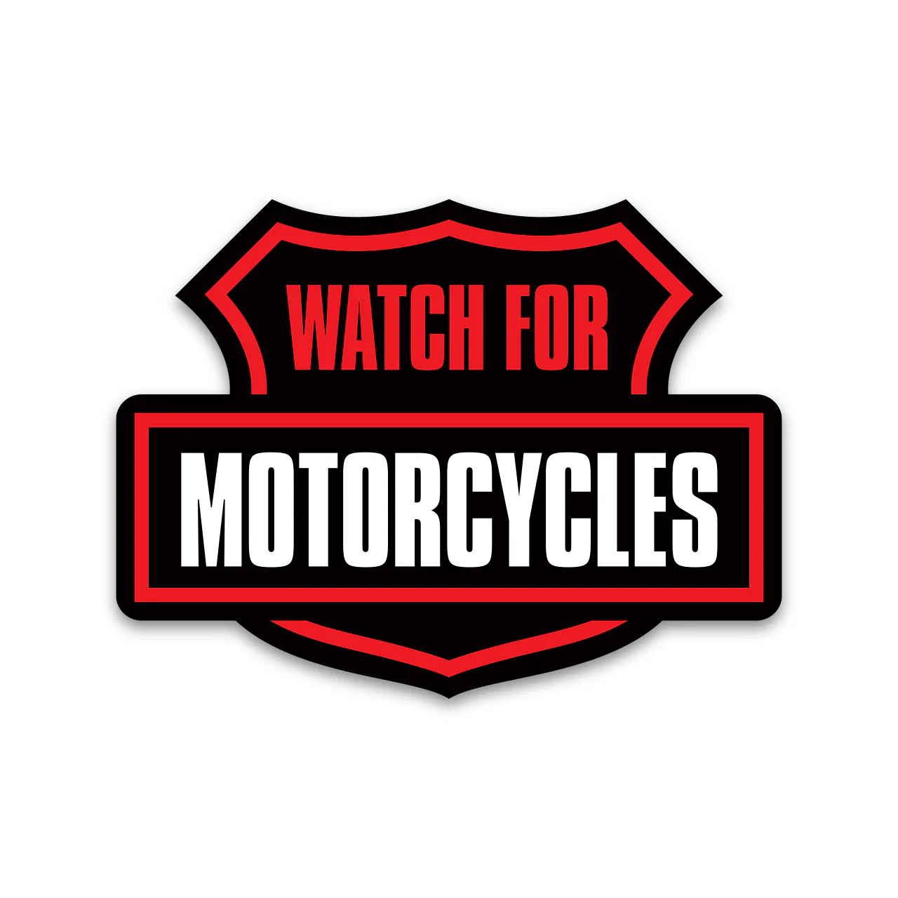 Watch For Motorcycles Sticker - Packs of 4 - Image 6